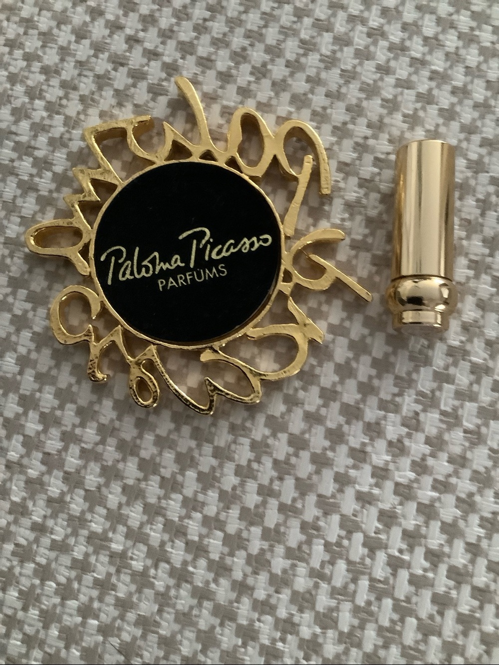 PALOMA PICASSO Compact Mirro with mini Red Lipstick
